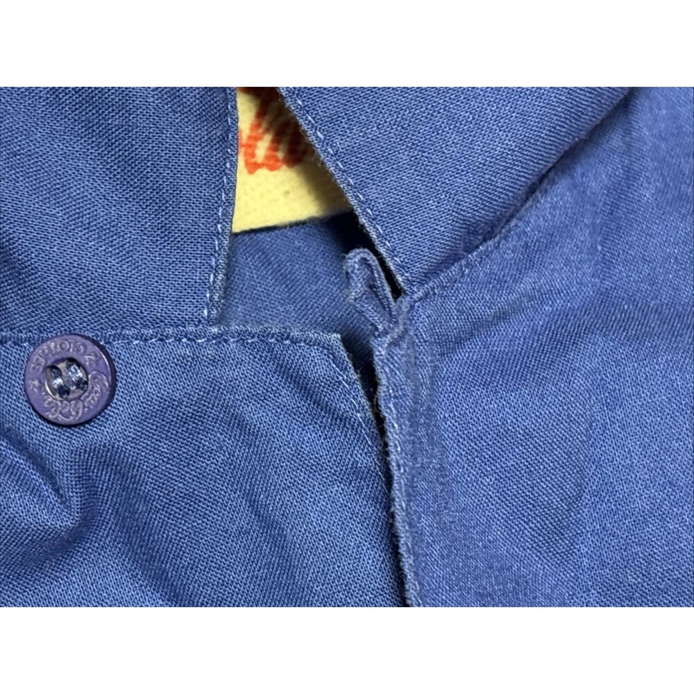 Vintage "Coca-Cola Clothes" Stars Camp Shirt L Long Sleeve 100% Cotton 70s 80s - Picture 10 of 16